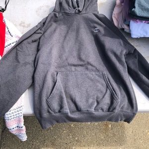 Champion grey hoodie
